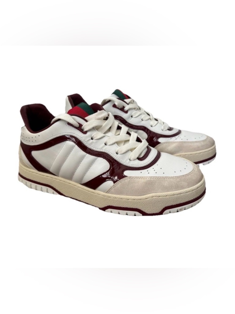 Authentic Gucci Men's Re-Web Low Top Sneakers Size 8 UK.
